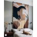 NEW Earring Girl Throw Blanket Backrest Towel Background Wall Tapestry Sofa Covers Dust Cover Air Conditioning Bed Blankets