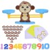 Montessori Math Toy Digital Monkey Balance Scale Educational Math Penguin Balancing Scale Number Board Game Kids Learning Toys