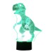 Halloween 3D Dinosaur LED Lamp 7 Colors Touch Control Night Light Kids Gifts Living Room Bedroom Table Decoration