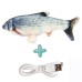 Cat USB Charger Toy Fish Interactive Electric floppy Fish Cat toy Realistic Pet Cats Chew Bite Toys Pet Supplies Cats dog toy