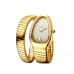 MISSFOX 1221 Women's Watches Snake Shape Luxury Wrist Watch For Women Steel Unique Gold Quartz Ladies Watch Clock Relogio Feminino