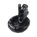 Ceramic Mountain Waterfall Smoke Backflow Incense Burner Holder Home Decoration
