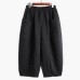 Pockets Dots Elastic Waist Harem Trousers New Loose Fit Calf-Length Pants Women Fashion Tide Spring Summer  