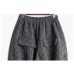 Pockets Dots Elastic Waist Harem Trousers New Loose Fit Calf-Length Pants Women Fashion Tide Spring Summer  