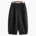 Pockets Dots Elastic Waist Harem Trousers New Loose Fit Calf-Length Pants Women Fashion Tide Spring Summer  