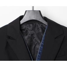 Sexy Patchwork Fake Two Women's Autumn Coat Notched Long Sleeve Colorblock Straight Female Blazers 