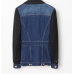 Sexy Patchwork Fake Two Women's Autumn Coat Notched Long Sleeve Colorblock Straight Female Blazers 
