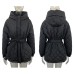 Casual Loose Arygle Hooded Parkas Women Fashion Solid Thick Short Coats Women Elegant Tie Belt Cotton Jackets Female Ladies