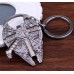 Movie Millennium Falcon Key Chain Cosplay Badge Bottle Opener Fashion Fancy Funny Souvenir Gift Spaceship Key Ring