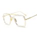 Black Sunglasses Woman/man Mirrored Designer Brand Woman Glasses Vintage Blue Lens Sun Glasses Female UV400