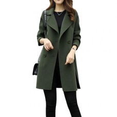 Two Breasted Ladies Long Sleeve Loose Suit Coat Jacket Women blazers Female Solid color long suit loose sliming jacket
