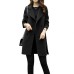 Two Breasted Ladies Long Sleeve Loose Suit Coat Jacket Women blazers Female Solid color long suit loose sliming jacket