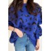 Korean Women's Sweater Chic Autumn Winter Lazy Round Neck Leopard Pattern Pullover Loose Skin Friendly Long Sleeve