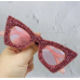 Big-framed Square Sunglasses For Men And Women Stylish Sunglasses Stage Performance Colored Diamond With Diamonds Glasses