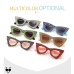 Big-framed Square Sunglasses For Men And Women Stylish Sunglasses Stage Performance Colored Diamond With Diamonds Glasses