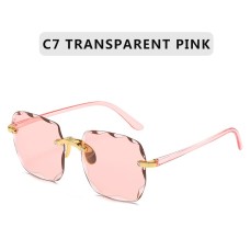 Square Rimless Sunglasses Women Luxury Brand Designer Summer Red Glasses Fashion Sun glasses For Men UV400 Shades Oculos Square Rimless Sunglasses Women Luxury Brand Designer Summer Red Glasses Fashion Sun glasses For Men UV400 Shades Oculos