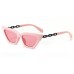 Ladies cat eye glasses female colorful green black square sunglasses women retro uv400 summer accessories