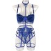 Sexy Three Piece Underwear With Chest Pad Sponge Steel Ring Shaping Lace Hanging Neck Adjustment