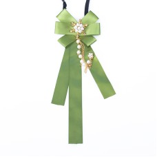 JK Bow Tie Girls Shirt Accessories Bow Tie Elastic Buckle Japanese and Korean Style Metal Chain Bow Tie