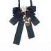 JK Bow Tie Girls Shirt Accessories Bow Tie Elastic Buckle Japanese and Korean Style Metal Chain Bow Tie