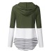 Maternity Autumn and Winter Colorblock Long Sleeve Hooded Nursing Jacket Maternity Autumn and Winter Colorblock Long Sleeve Hooded Nursing Jacket