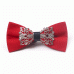 Metal Sheet Bow Tie Men's Diamond Bow Tie Host Banquet Red Carpet Bow Tie Bow