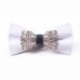 Metal Sheet Bow Tie Men's Diamond Bow Tie Host Banquet Red Carpet Bow Tie Bow