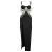 High Luxury Heavy Industry Hardware Tassel Sexy High Waist Slit Suspender Dress Women Dress High Luxury Heavy Industry Hardware Tassel Sexy High Waist Slit Suspender Dress Women Dress