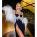 High Luxury Heavy Industry Hardware Tassel Sexy High Waist Slit Suspender Dress Women Dress High Luxury Heavy Industry Hardware Tassel Sexy High Waist Slit Suspender Dress Women Dress