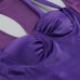 New Suspender Perspective Sexy Mesh Satin Stitching Slim Bag Hip Women's Dress