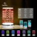 New Smart Portable Small Desk Lamp Color Remote Control Acrylic Touch Cylinder Night Light