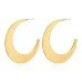 New European And American Fashion Trendsetter C-Shaped Earrings 925 Silver Needle Moon Earrings