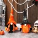 New Halloween decorations green spider Rudolph dwarf doll ghost festival faceless doll decoration