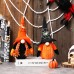New Halloween decorations green spider Rudolph dwarf doll ghost festival faceless doll decoration