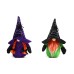New Halloween decorations spider web hat Rudolph dwarf doll ghost festival faceless doll decoration
