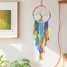 Colorful Bohemian Tapestry Home Decor Tree Of Life Hand Woven Colorful Cloth Feather Pendant