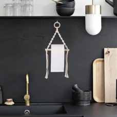 Hand-Woven Rack Toilet Rack Paper Towel Rack Punch-Free Toilet Paper Toilet Paper Towel Roll Holder