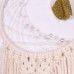 Hand Woven Cotton Thread Tassel Tapestry Wall Tapestry Hangings Background Boho Wall Hangings