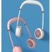 New Hanging Neck Fan Sports Lazy Portable Mini Hanging Neck Fan Folding USB Charging Fan