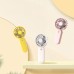 Simple Style New Mini Handheld Fan Portable Silent USB Charging Pocket Small Fan As a Gift