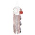 Creative New Small Fresh Sun And Moon Pentagram Hand-Woven Feather Tassel Dream Catcher Wall Decoration