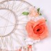 Creative New Small Fresh Sun And Moon Pentagram Hand-Woven Feather Tassel Dream Catcher Wall Decoration