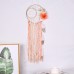Creative New Small Fresh Sun And Moon Pentagram Hand-Woven Feather Tassel Dream Catcher Wall Decoration