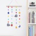 Decorative Three-Dimensional Rainbow Star Hair Ball Pendant Photo Hairpin Storage Children's Room Kindergarten Ornaments