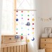Decorative Three-Dimensional Rainbow Star Hair Ball Pendant Photo Hairpin Storage Children's Room Kindergarten Ornaments