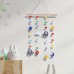 Decorative Three-Dimensional Rainbow Star Hair Ball Pendant Photo Hairpin Storage Children's Room Kindergarten Ornaments