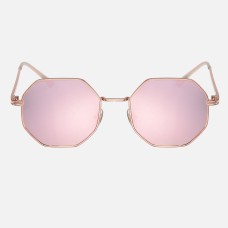 New Retro Small Frame Sunglasses Men And Women Tide European And American Street Shooting Metal Sunglasses Octagonal Round Face Glasses