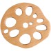 Japanese Creative Lotus Root Slice Coaster Beech Solid Wood Coaster Anti-Scalding Pad Mug Tea Cup Coffee Cup Insulation Mat