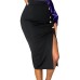 New Design Irregular Suit Women's High Waist Breasted Skirt