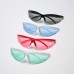 New Sports Cycling Glasses Men And Women Tide Flame Sunglasses Outdoor Transparent Candy Color Street Style Sunglasses